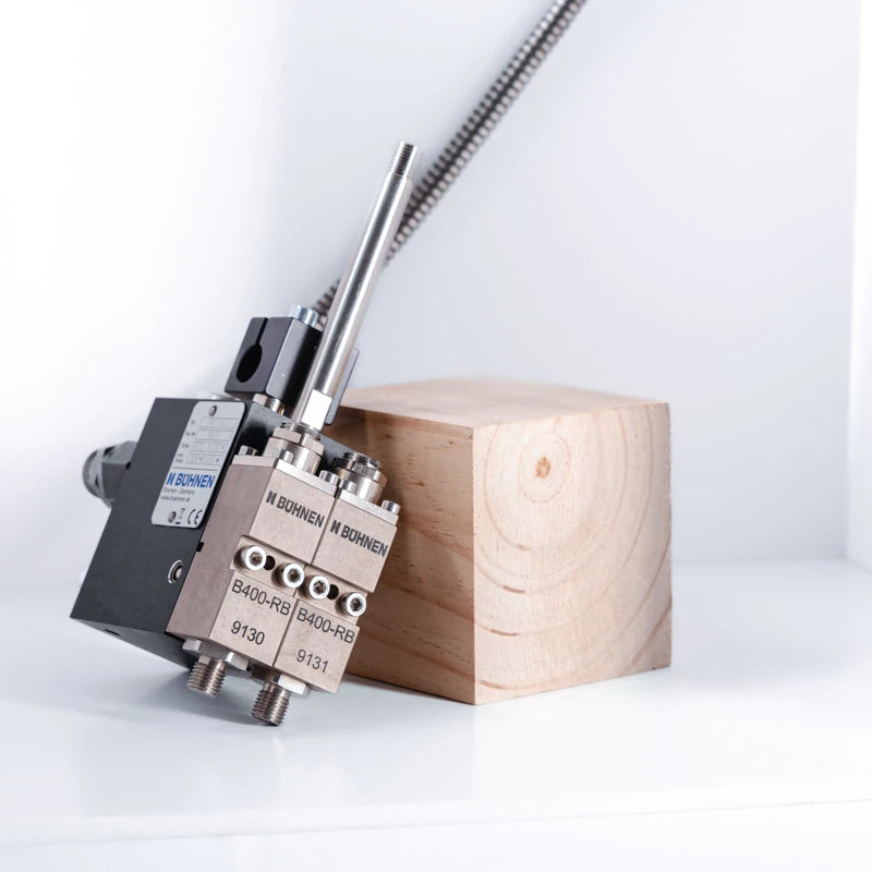 Auftragskopf B402/44-22-F-RB, zwei Module, Raupe
